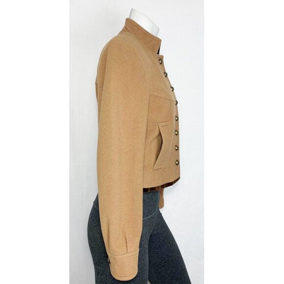 VINTAGE Velvet trim cropped equestrian jacket - Picture 3 of 7